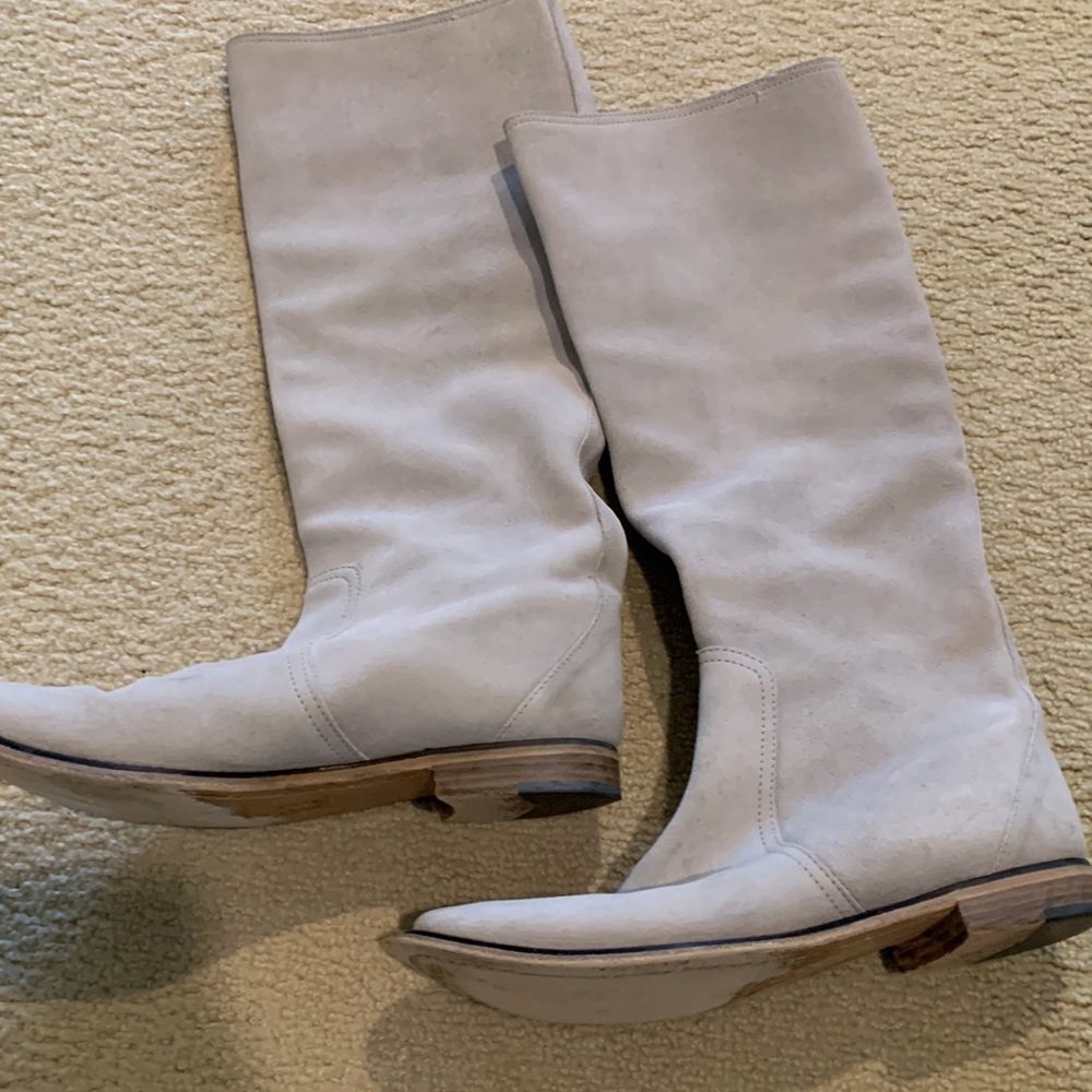 Suede pull up boots - Picture 5 of 6